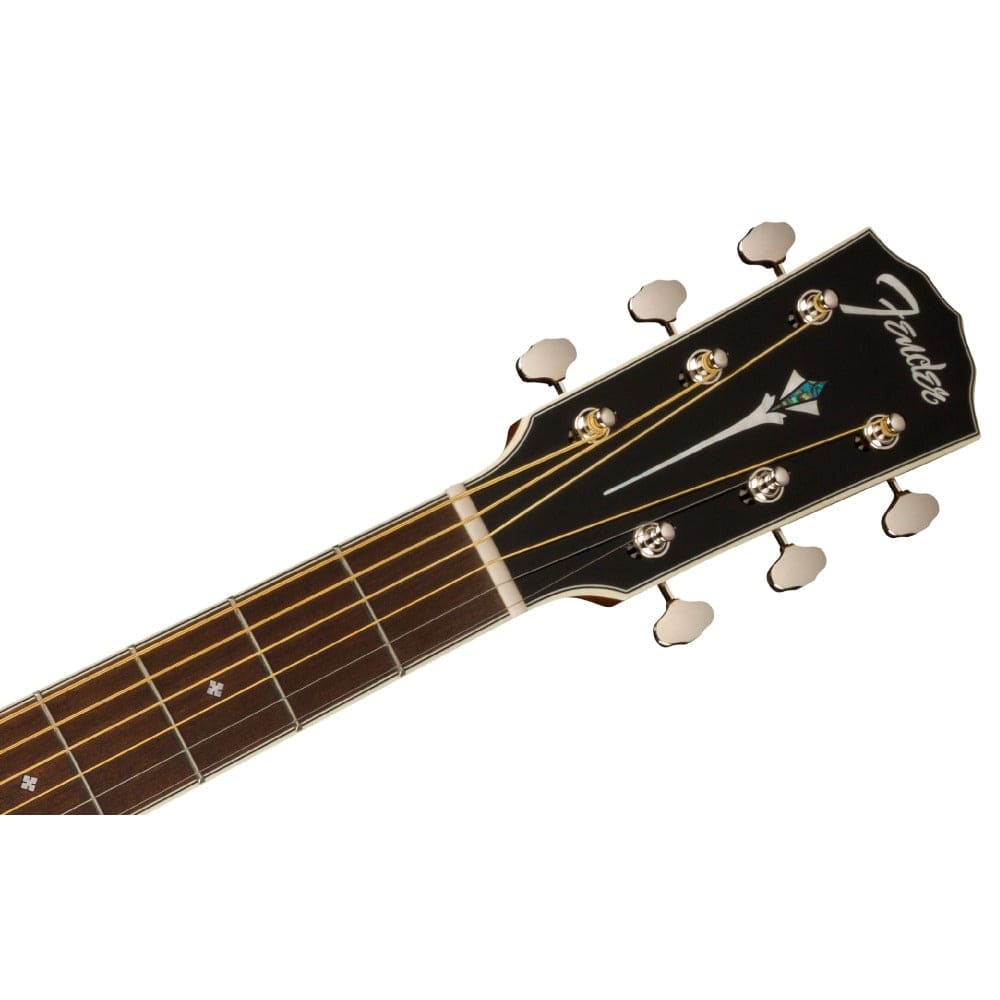 fender acoustic guitars fender po 220e orchestra acoustic guitar with case #color_natural