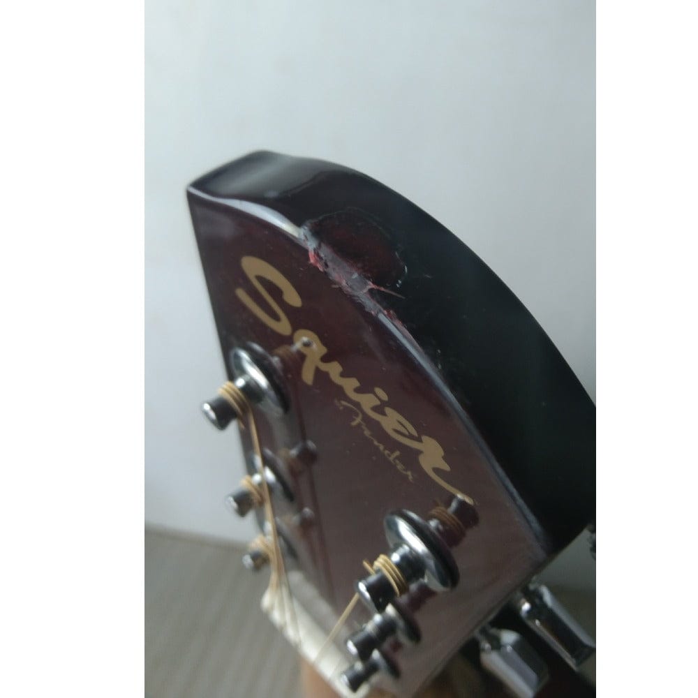 fender acoustic guitars fender squier sa-150c dreadnought acoustic guitar - open box b stock