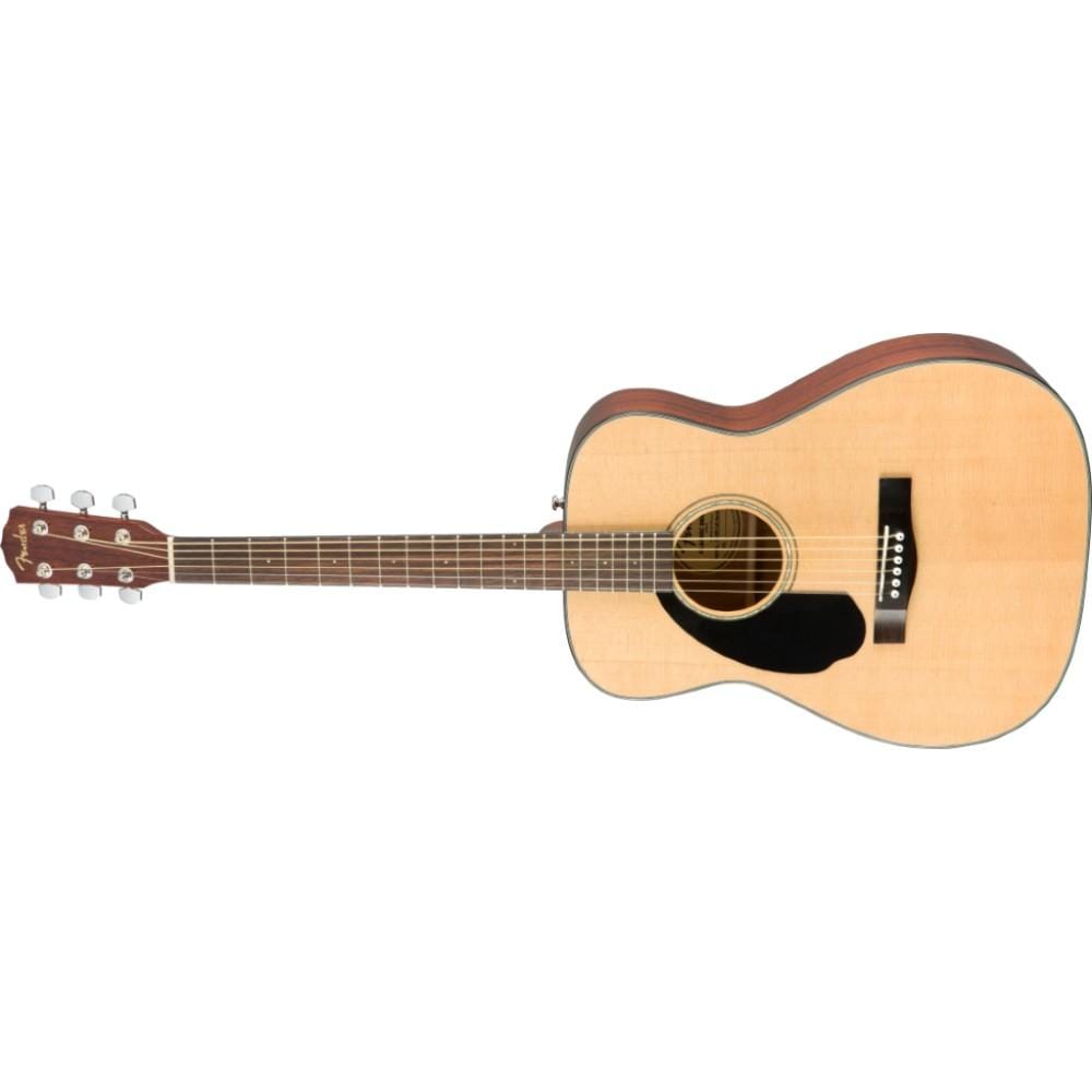 fender acoustic guitars natural fender cd-60s lh dreadnought left handed 6-strings acoustic guitar- natural