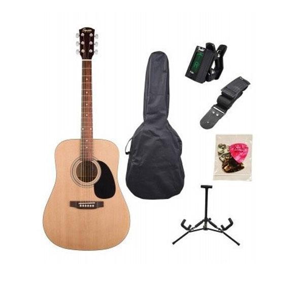 Fender Acoustic Guitars Natural Pack Fender Squier SA105 Premium Dreadnought Acoustic Guitar Pack