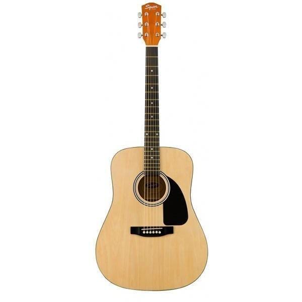 fender acoustic guitars natural / single fender squier sa-150 dreadnought 6-strings acoustic guitar