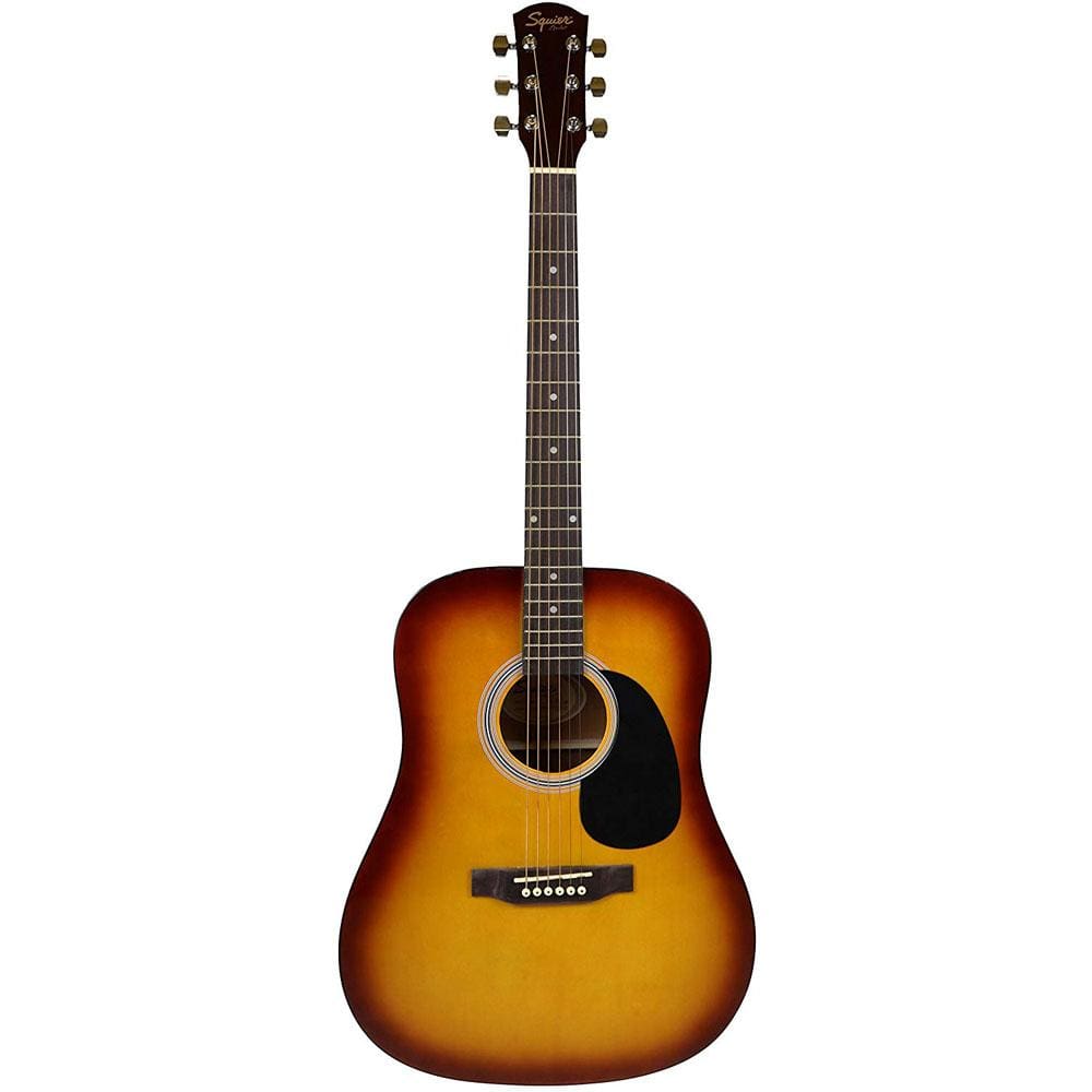 fender acoustic guitars sunburst / single fender squier sa-150 dreadnought 6-strings acoustic guitar