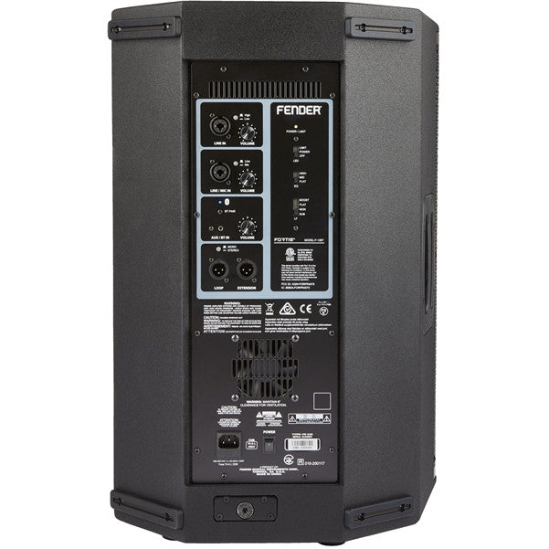 fender active pa speakers fender fortis f-12bt 12inch powered speaker