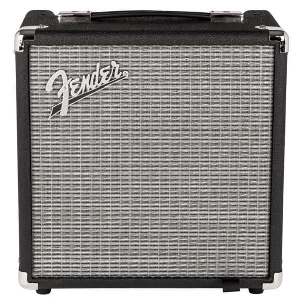 fender bass combo amplifiers fender rumble 15 watts bass combo amplifier with cable & polishing cloth