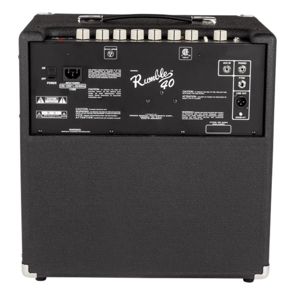 fender bass combo amplifiers fender rumble 40 watts bass amplifier with cable & polishing cloth