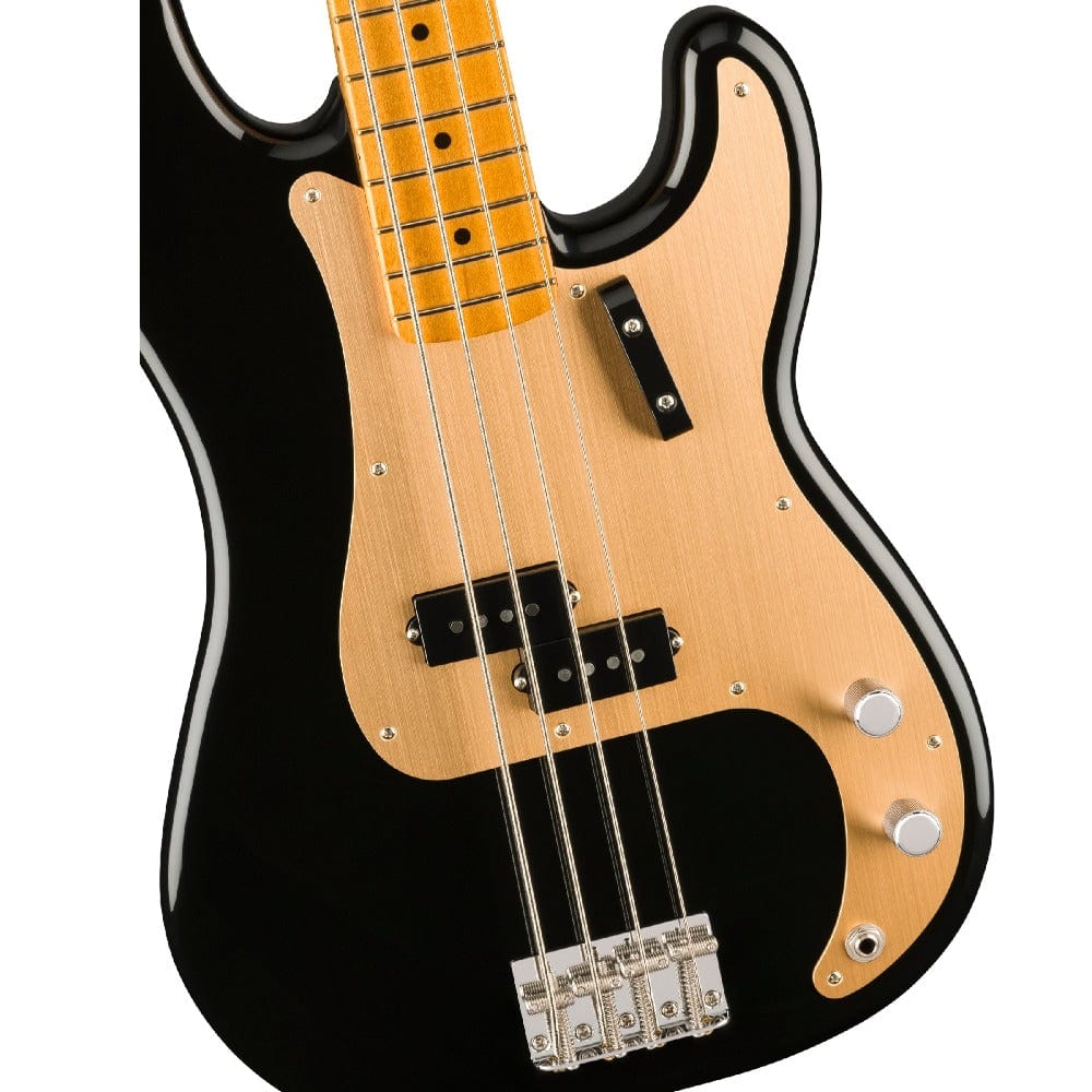 fender bass guitar fender vintera ii '50s precision 4 string electric bass guitar #color_black