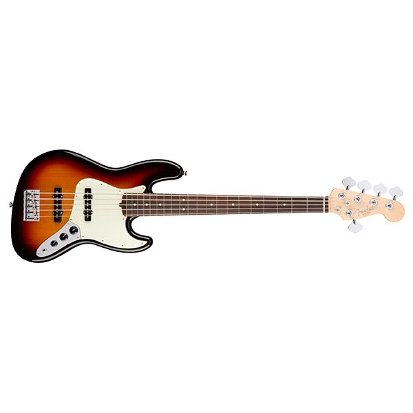 fender bass guitars 3 color sunburst fender american professional jazz v 5-string bass guitar