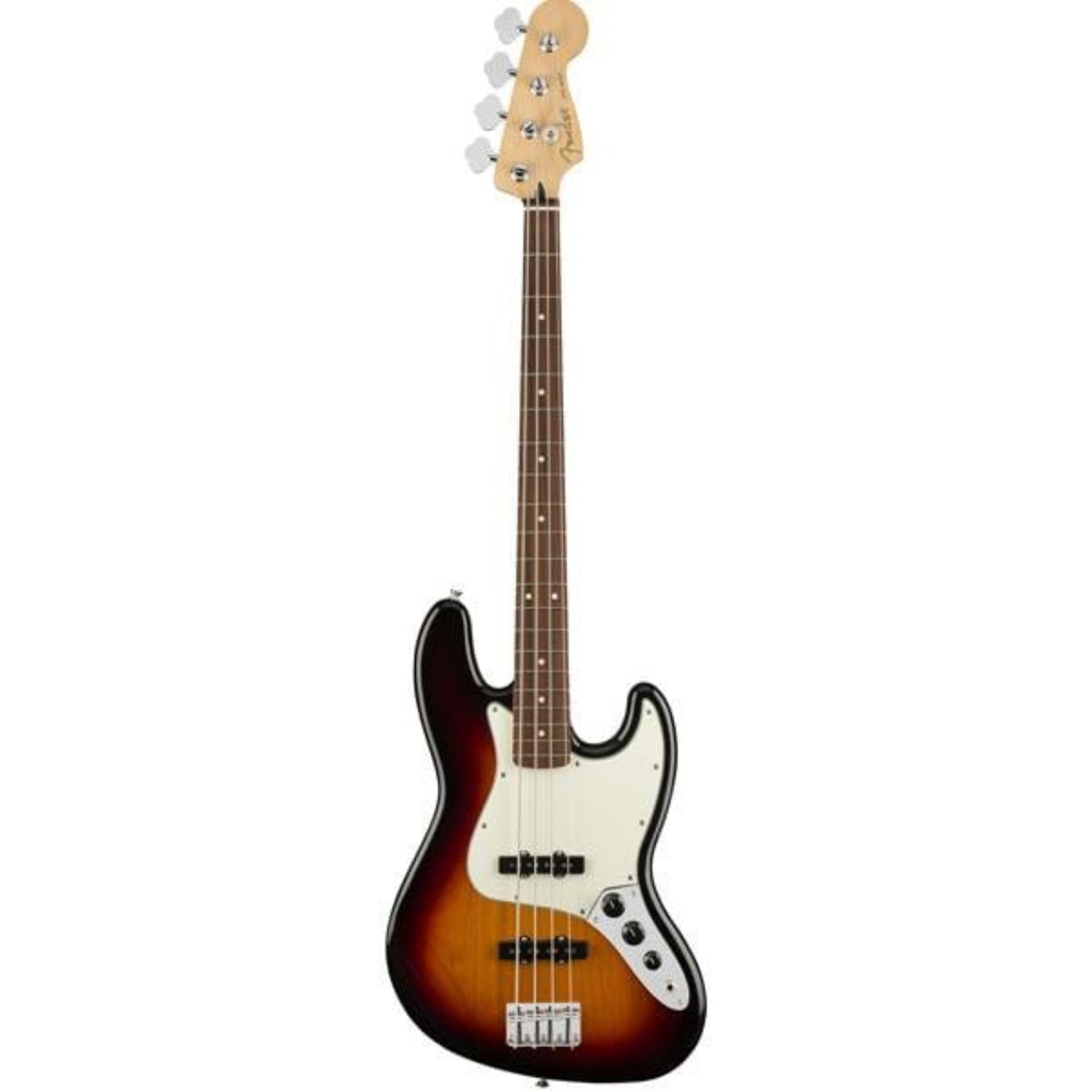 fender bass guitars 3 tone sunburst / pau ferro fender player jazz 4 string bass guitar