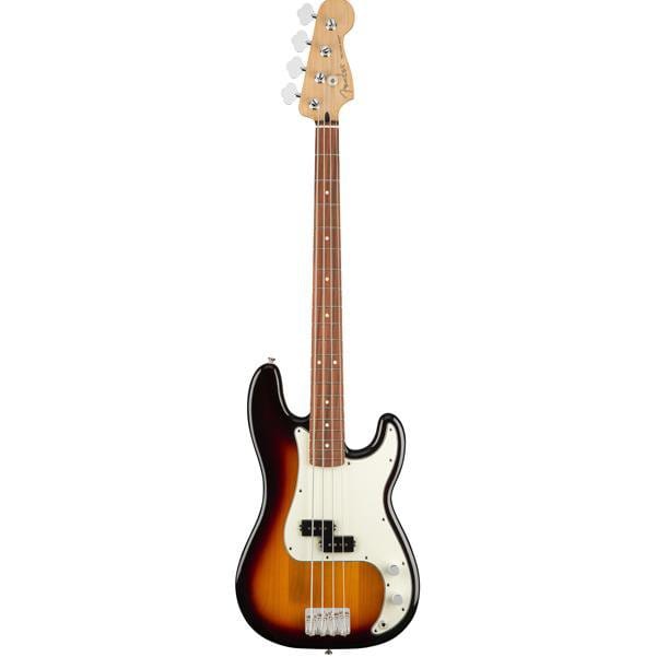 fender bass guitars 3 tone sunburst / pau ferro fender player precision bass 4 string bass guitar #color_3-tone-sunburst,fretboard_pau-ferro