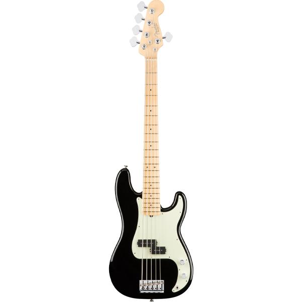 fender bass guitars black fender american professional precision bass v maple fingerboard bass guitar #color_black