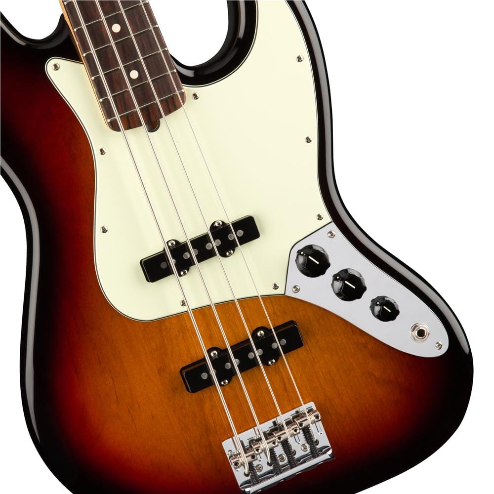 fender bass guitars fender american professional 4 string jazz bass guitar - 3-tone sunburst