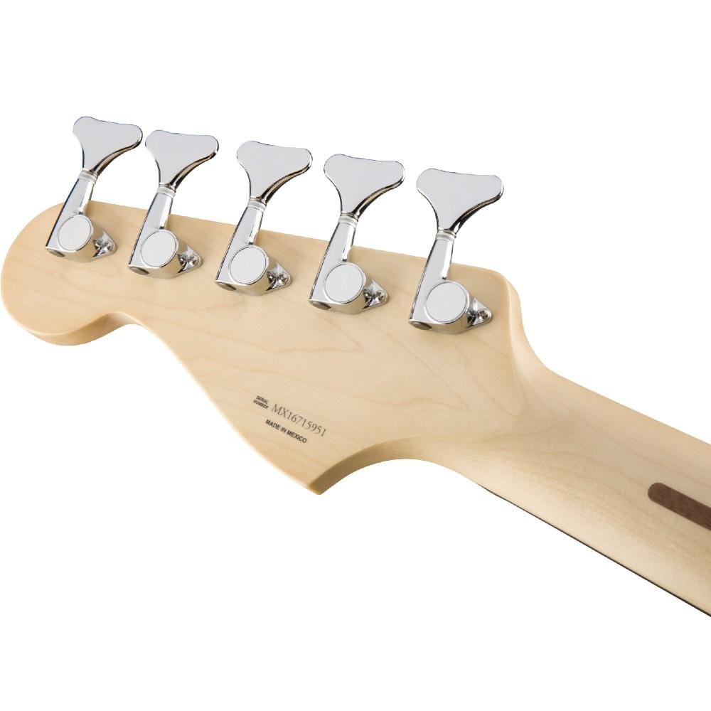 fender bass guitars fender deluxe active jazz 5-string bass guitar - maple