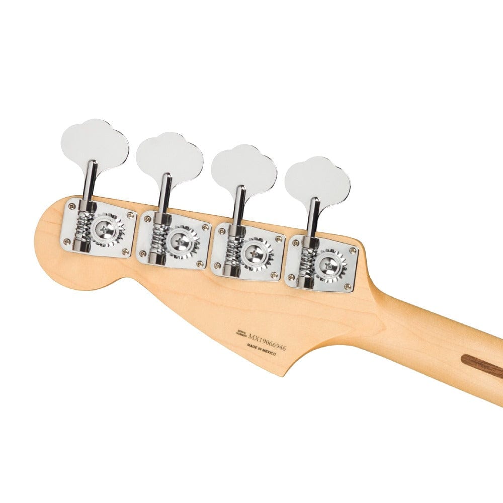fender bass guitars fender player mustang bass pj, pau ferro 4 string bass guitar #color_firemist-gold