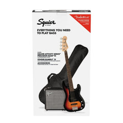 Fender Bass Guitars Fender Squier Affinity Series 4 String Precision Bass PJ Pack