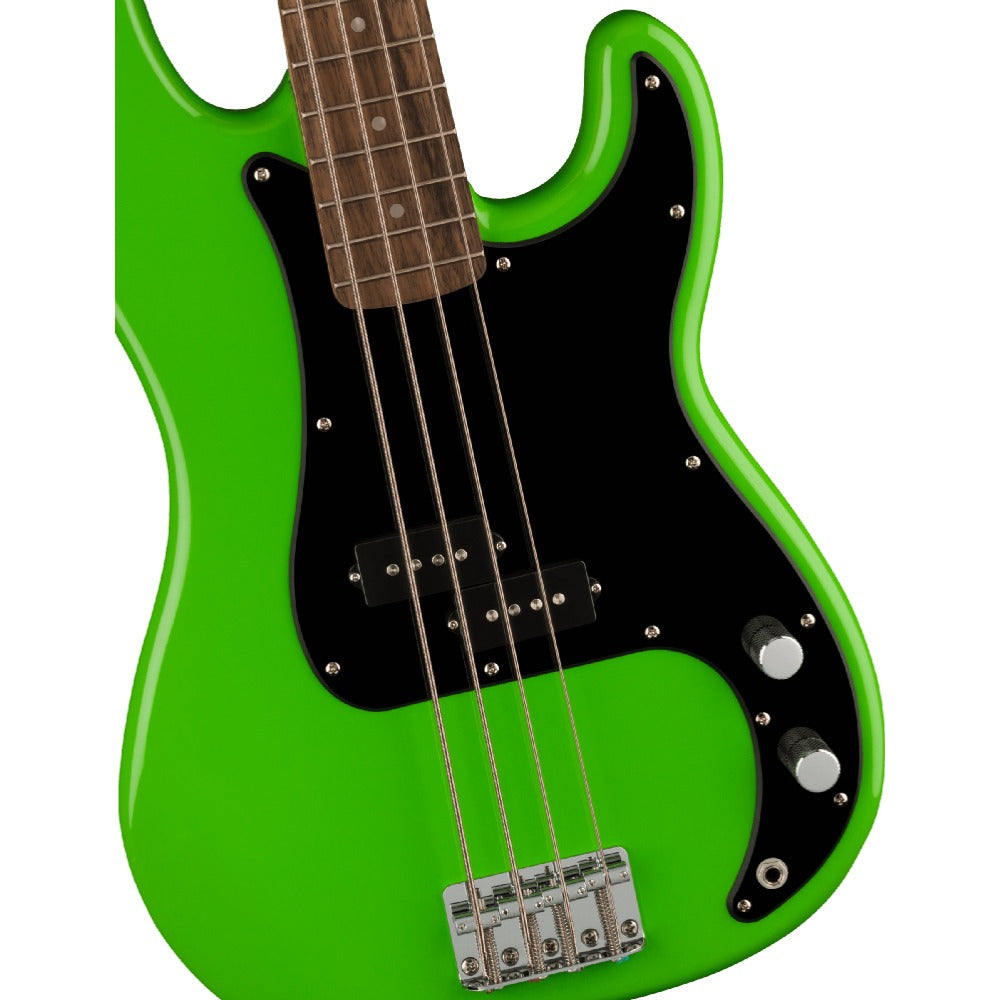 Fender Bass Guitars Fender Squier Sonic Precision Bass Guitar #color_fsr-lime-green,fretboard_indian-laurel,type_single