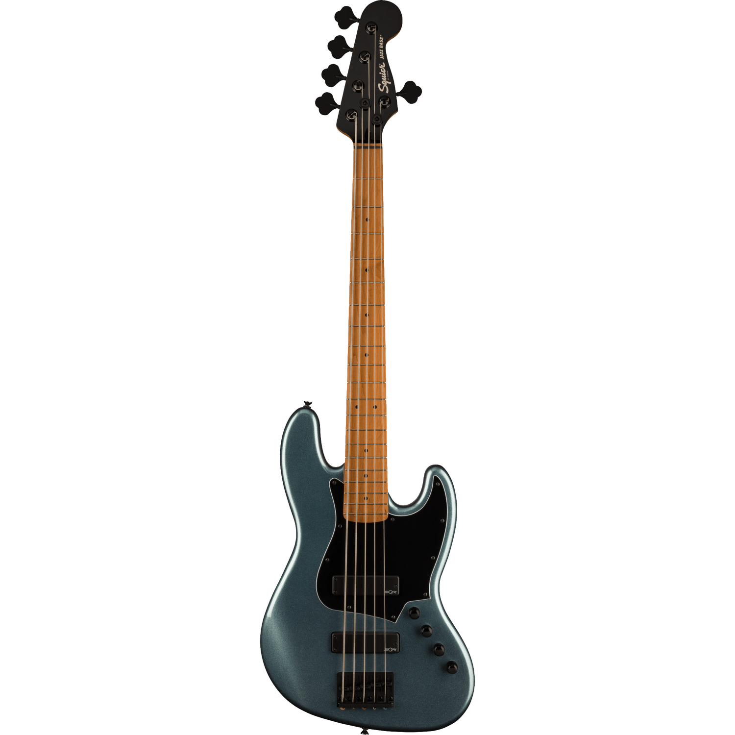 Fender Bass Guitars Gunmetal Metallic Fender HH V Contemporary Active Jazz Electric Bass Guitar