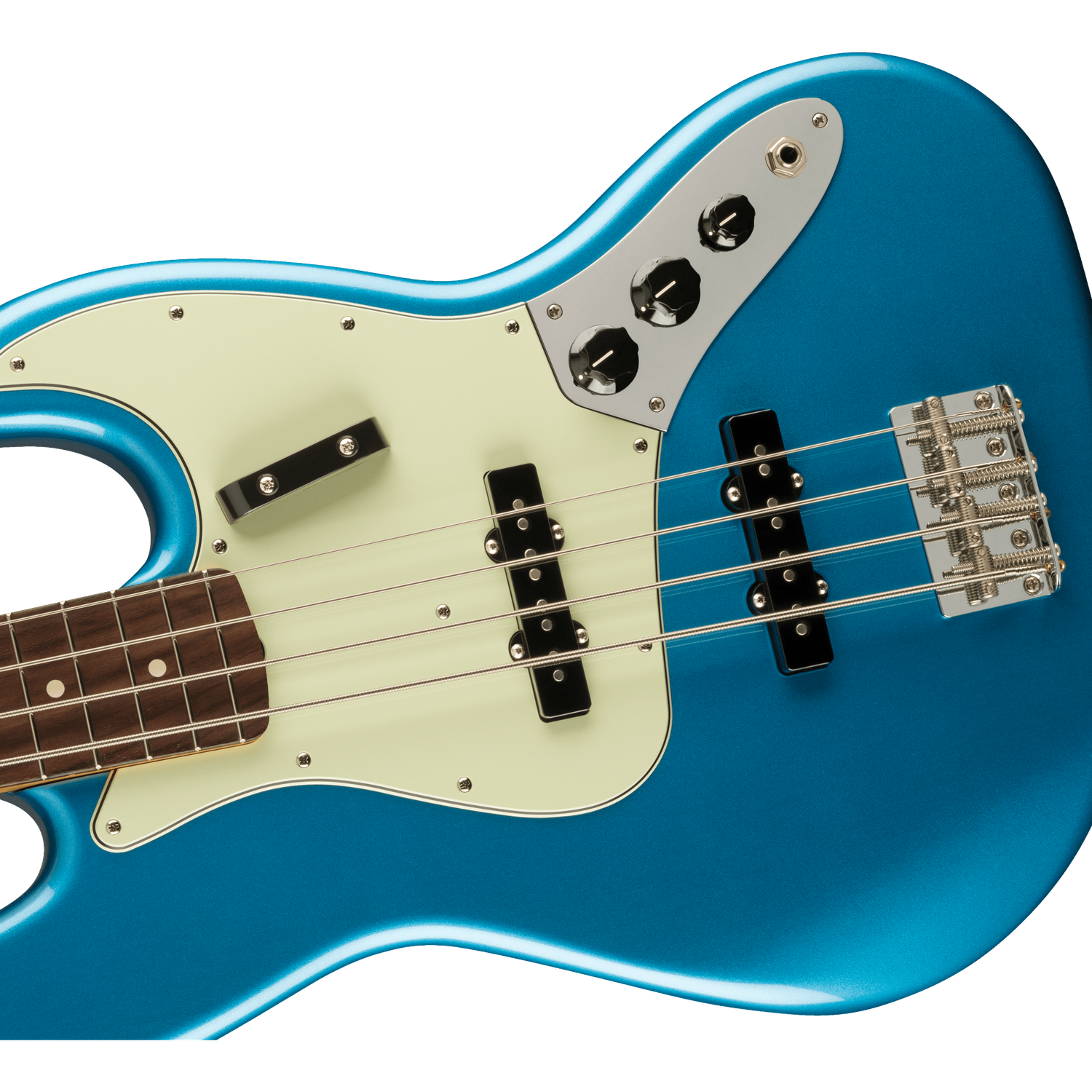 Fender Bass Guitars Lake Placid Blue Fender Vintera II '60s Jazz Bass 4 String Electric Bass Guitar