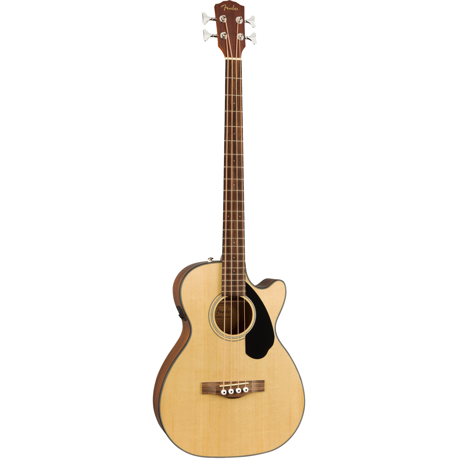 Fender Bass Guitars Natural Fender CB-60SCE 4 String Bass Guitar