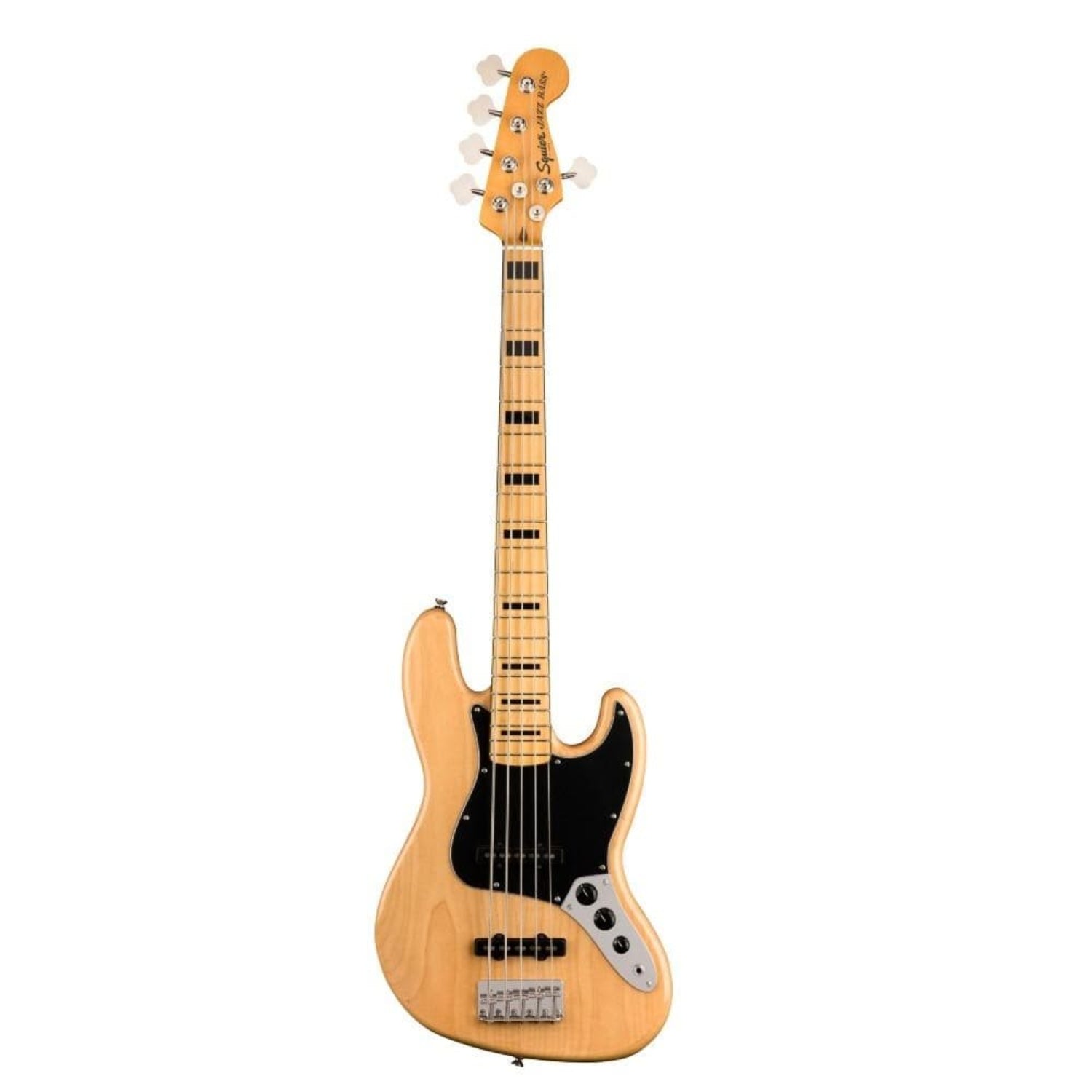 fender bass guitars natural fender squier classic vibe '70s jazz v 5-string bass guitar