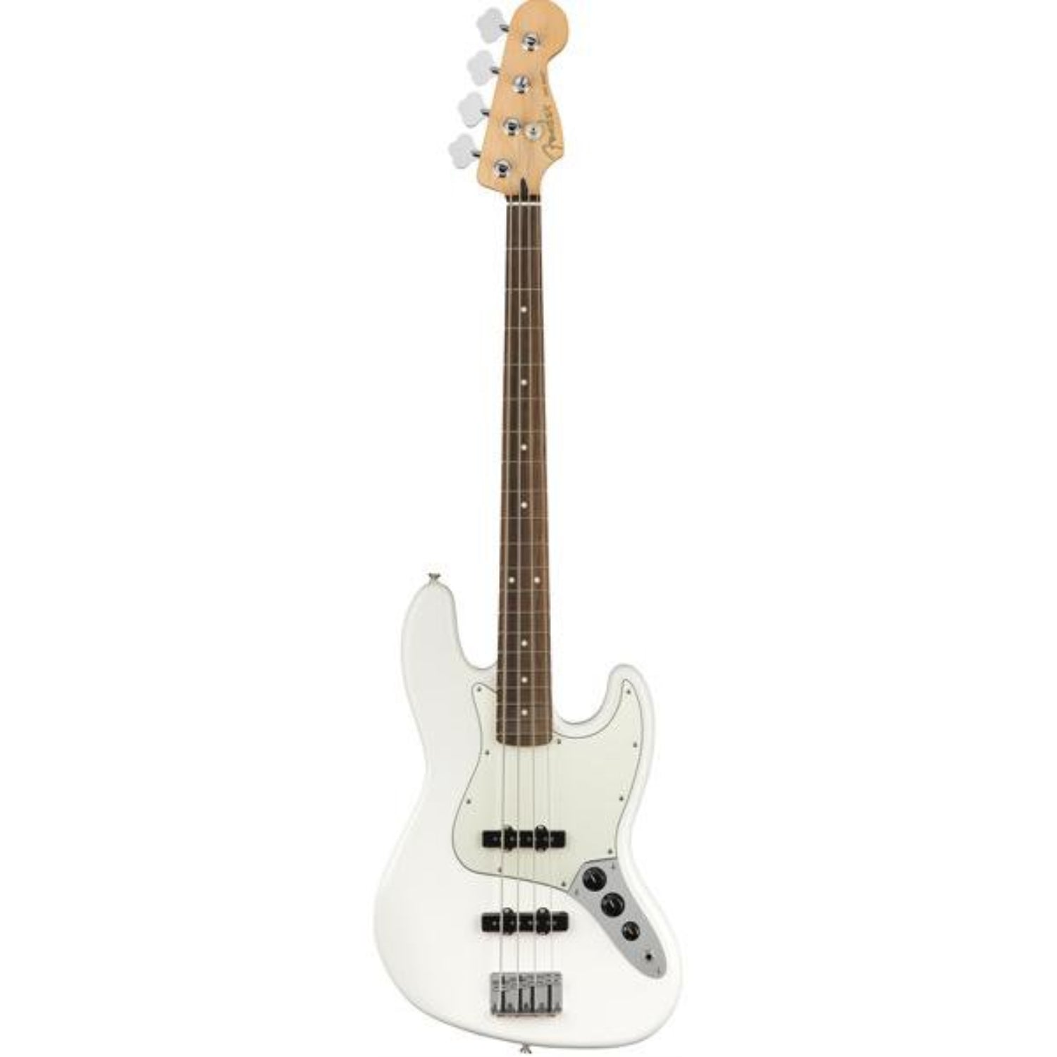 fender bass guitars polar white / pau ferro fender player jazz 4 string bass guitar #color_polar-white,fretboard_pau-ferro