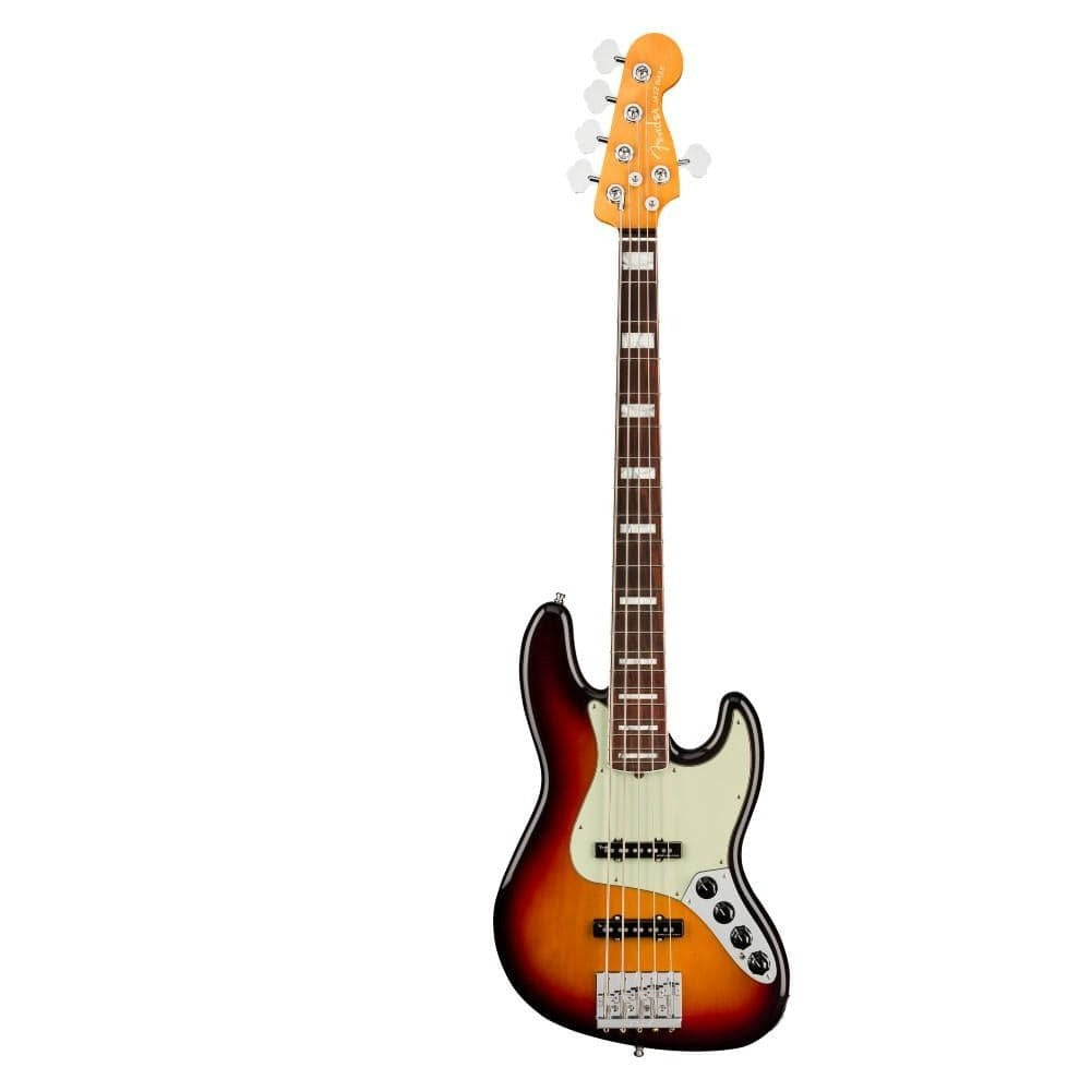 fender bass guitars ultraburst fender american ultra jazz v 5 string bass guitar