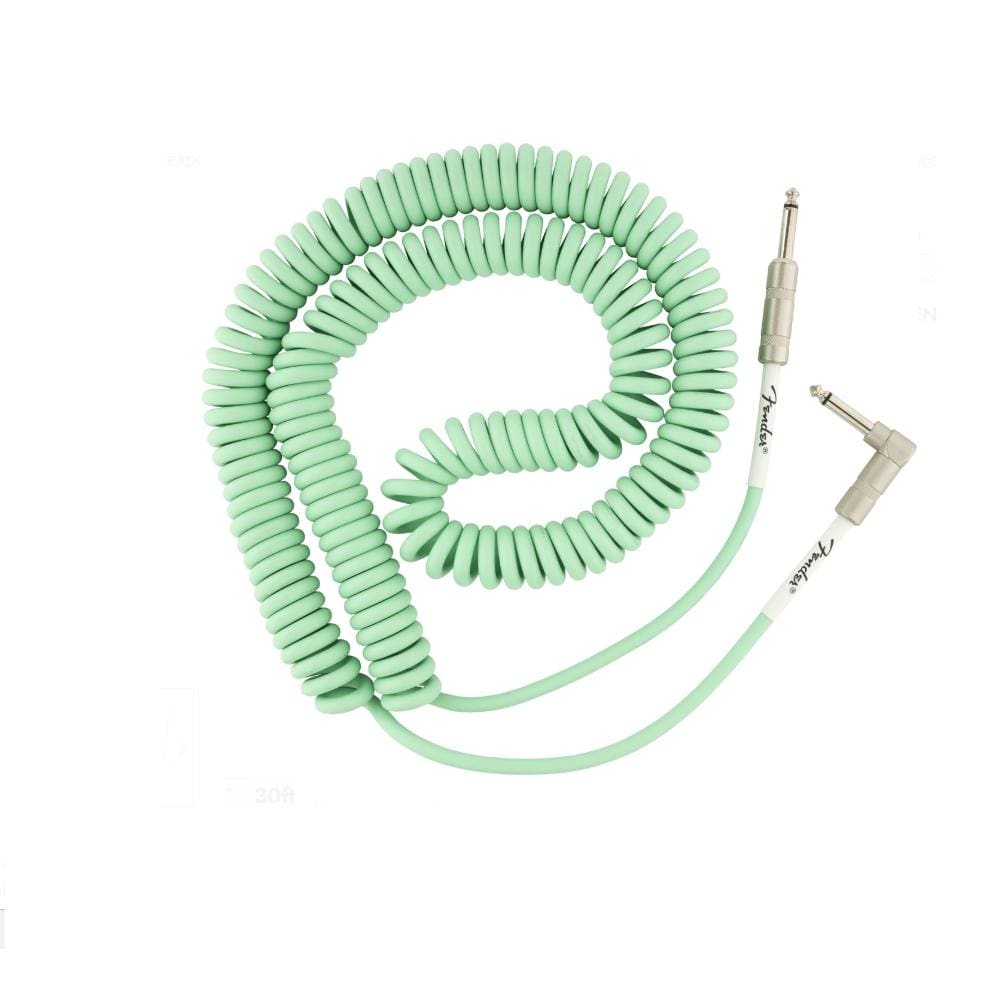 Fender Cables and Connectors Fender Original Series 30 Feet Right Angle to Straight Coiled Cables