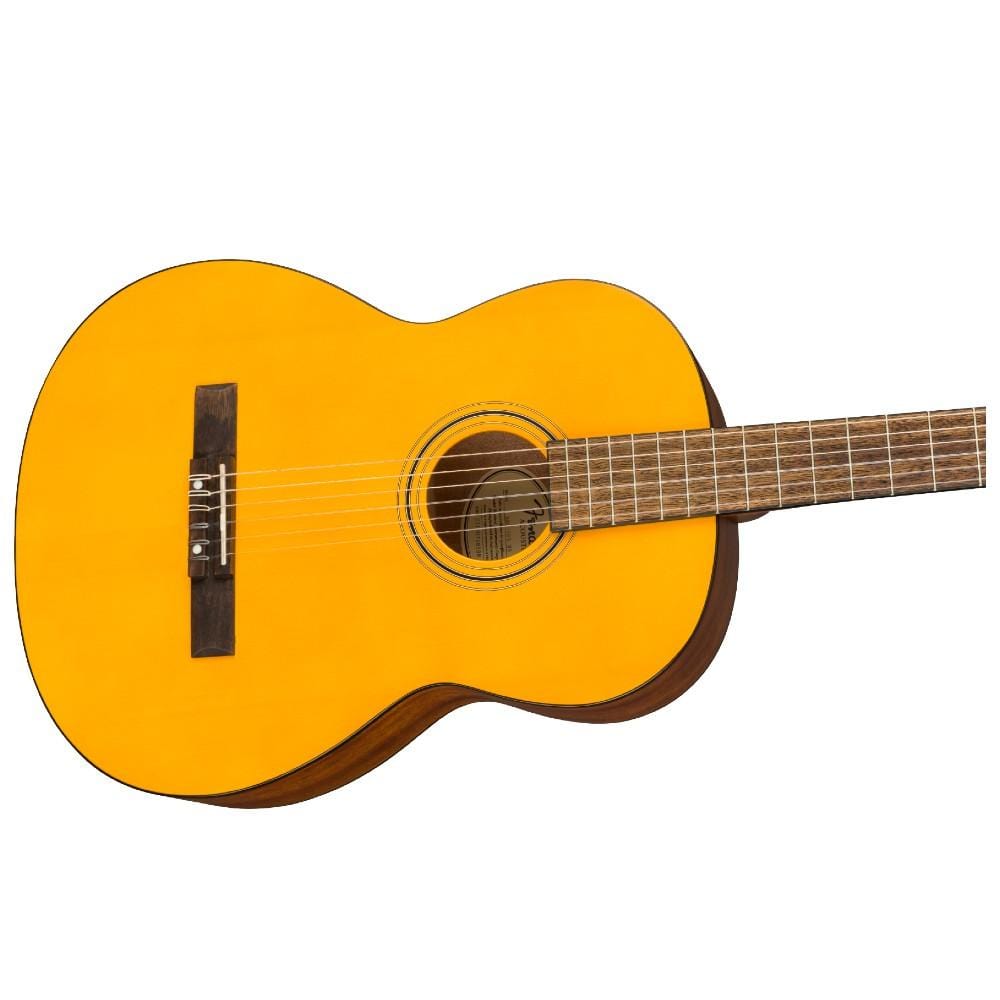 fender classical guitars fender esc-105 6 string classical guitar with gigbag - satin vintage natural