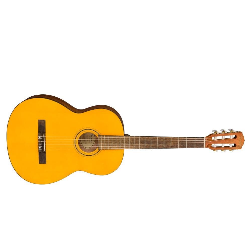 fender classical guitars fender esc-105 6 string classical guitar with gigbag - satin vintage natural