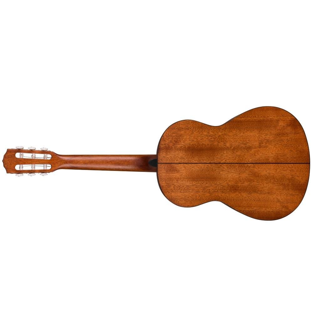 fender classical guitars fender esc-80 6 string 3/4 size classical guitar with gig bag - satin vintage natural