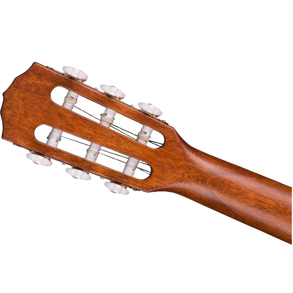 fender classical guitars fender esc-80 6 string 3/4 size classical guitar with gig bag - satin vintage natural