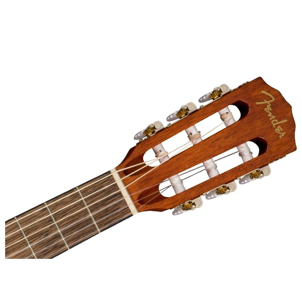 fender classical guitars fender esc-80 6 string 3/4 size classical guitar with gig bag - satin vintage natural