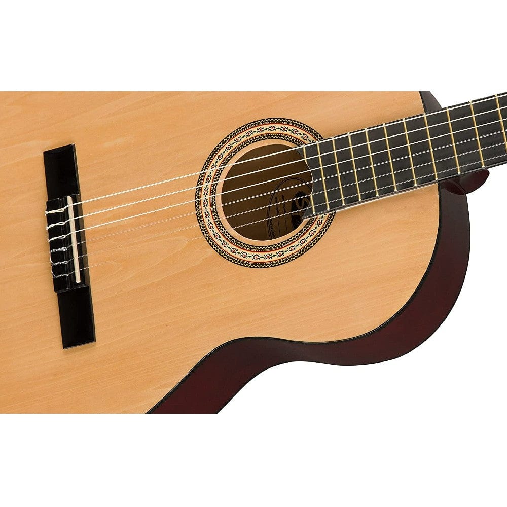 fender classical guitars fender squier sa-150n nylon 6-string acoustic classical guitar - natural
