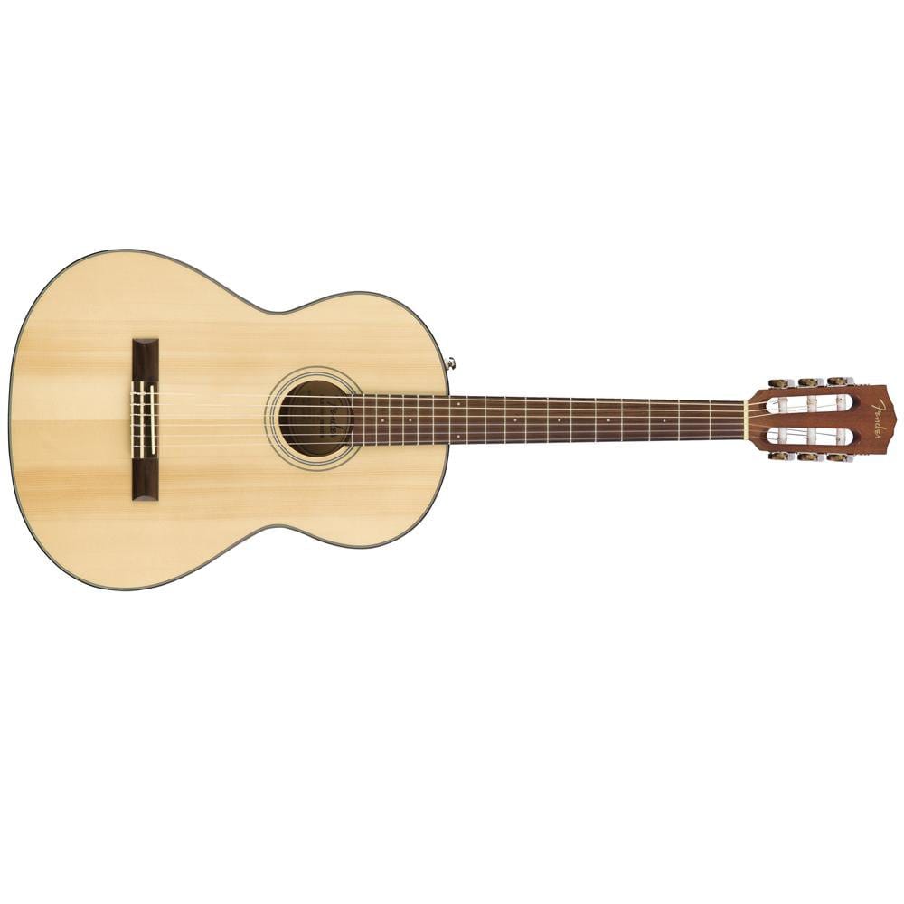 fender classical guitars natural / rosewood fender cn-60s 6-string classical guitar