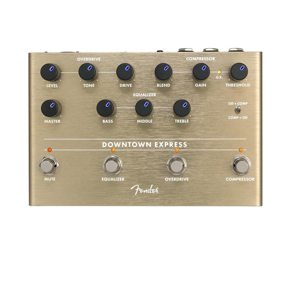fender effect pedals fender down town express bass multi effect pedal