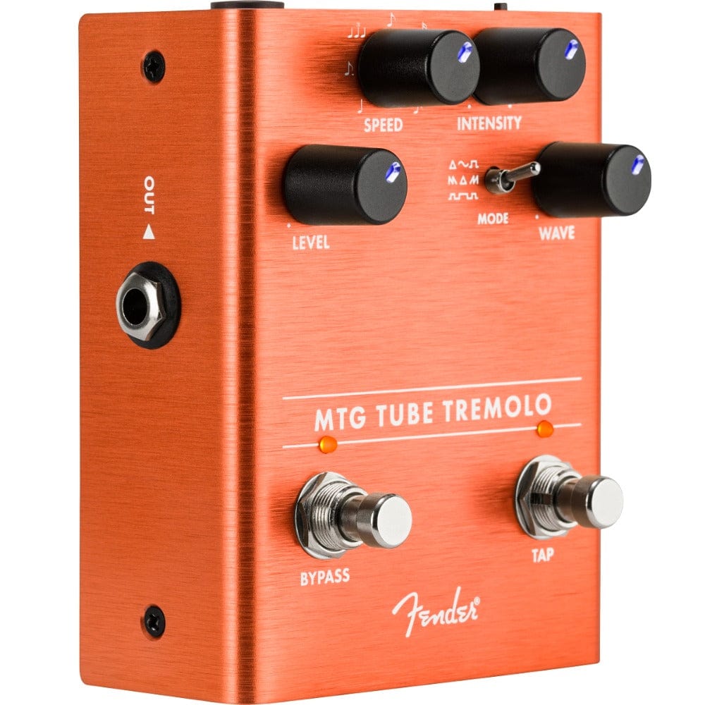 fender effect pedals fender mtg tube tremolo effect pedal- copper