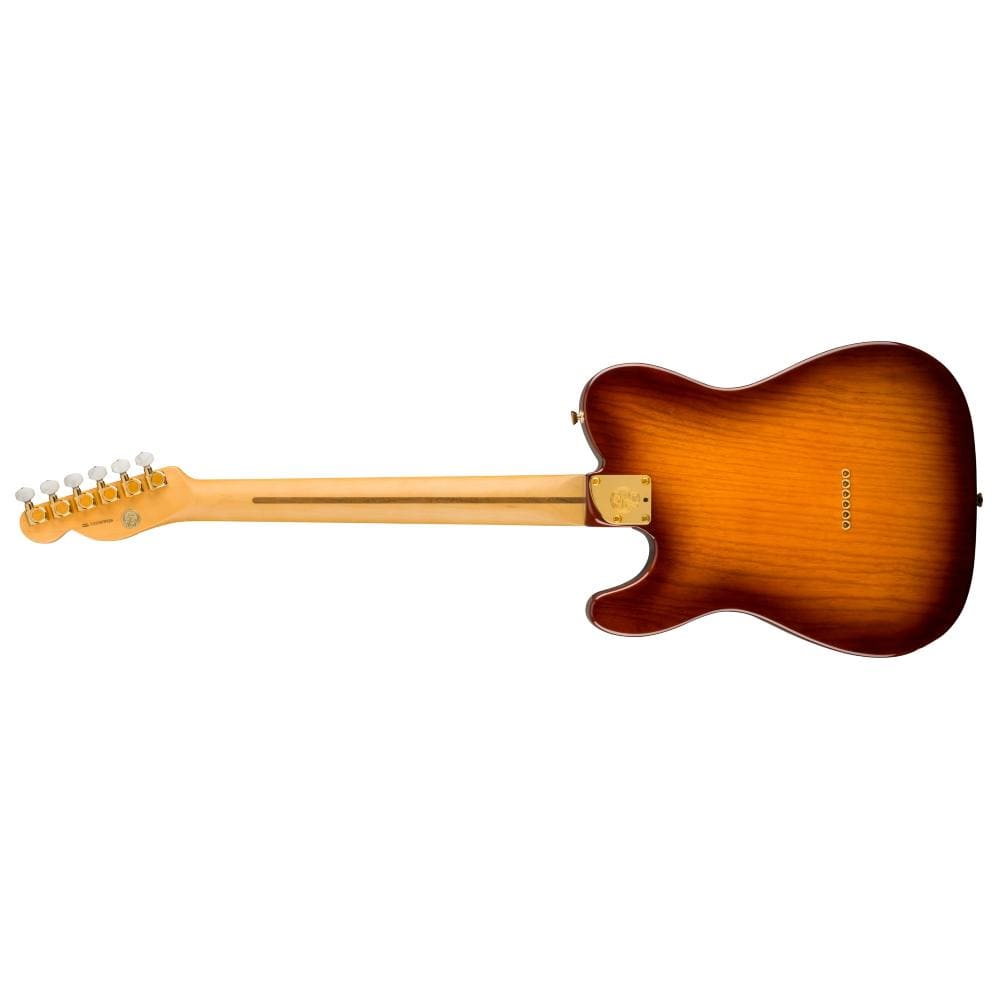 fender electric guitars 2-color bourbon burst fender american 75th anniversary commemorative telecaster electric guitar - 2-color bourbon burst