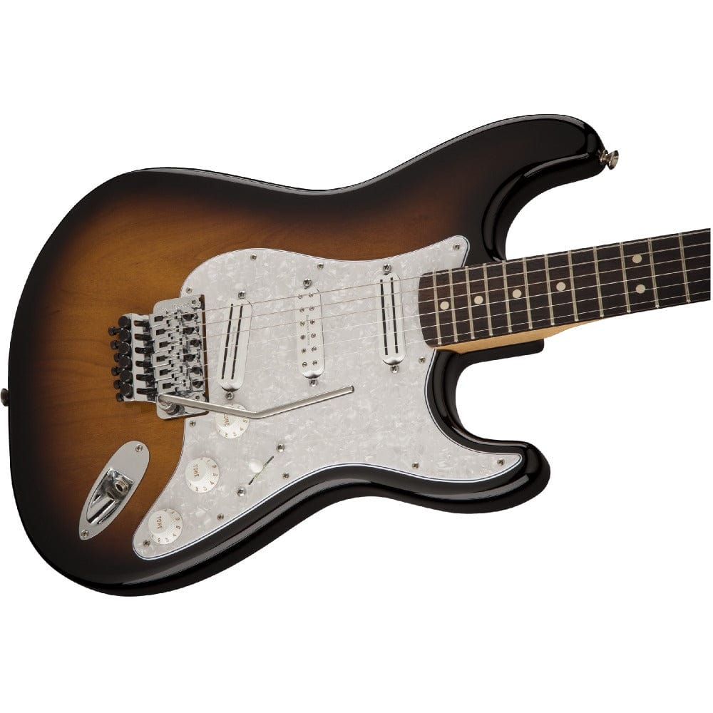 fender electric guitars 2 color sunburst fender dave murray stratocaster hhh electric guitar - rosewood fretboard