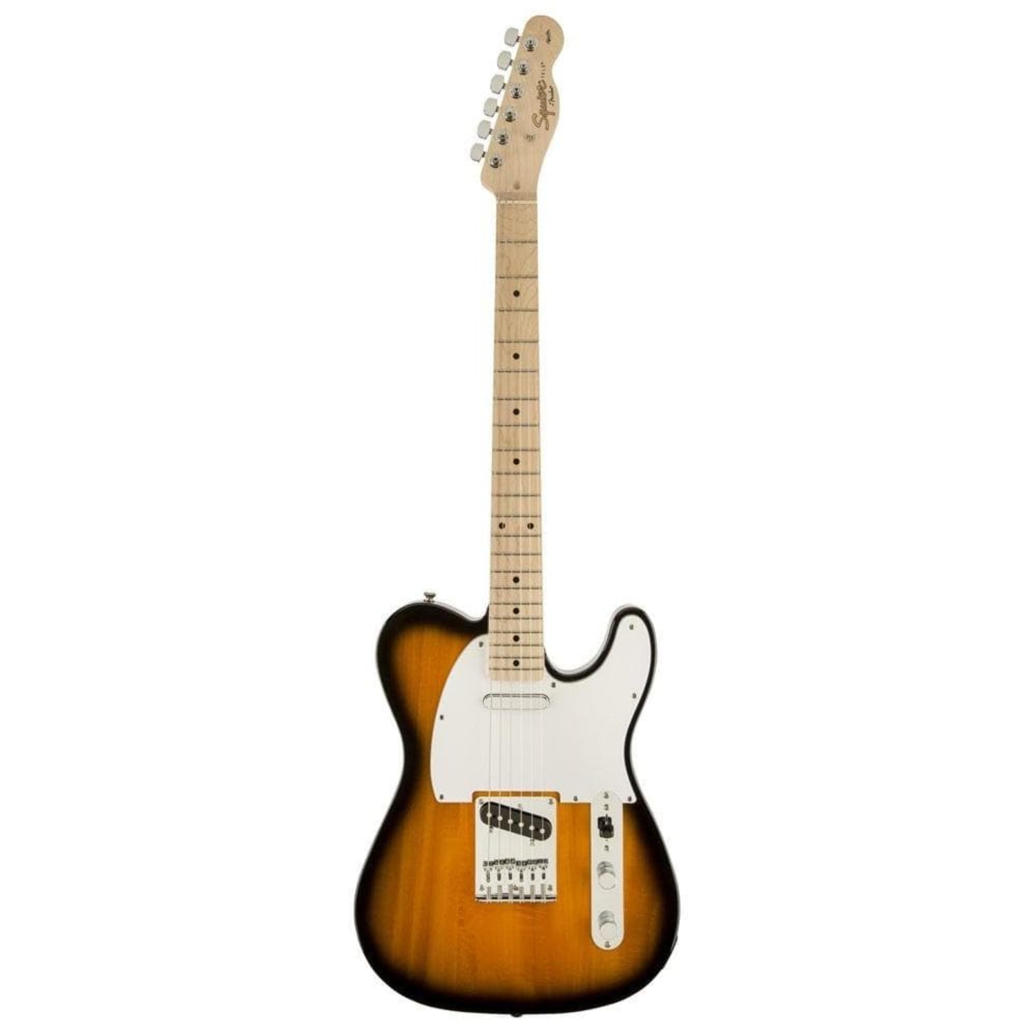 fender electric guitars 2-color sunburst / maple fender squier affinity series telecaster electric guitar #color_2-color-sunburst,fretboard_maple