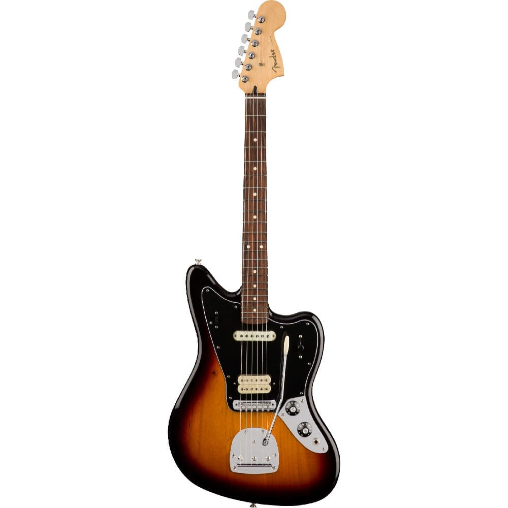 fender electric guitars 3 tone sunburst fender player jaguar 6 string electric guitar