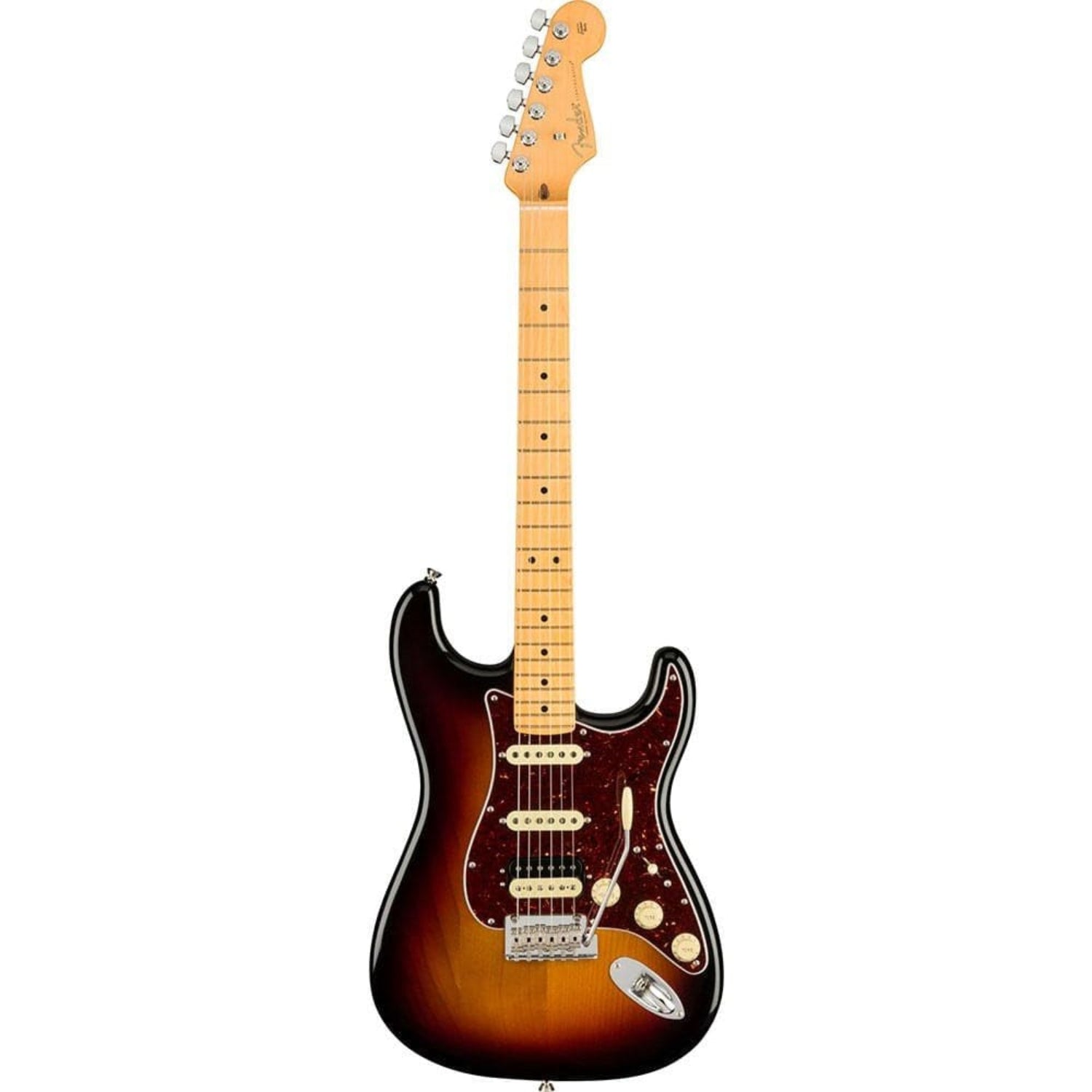 fender electric guitars 3 tone sunburst / maple fender american professional ii stratocaster hss electric guitar