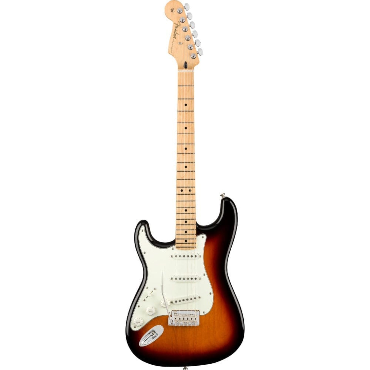 fender electric guitars 3 tone sunburst / maple fender player stratocaster 6 string electric guitar - left handed
