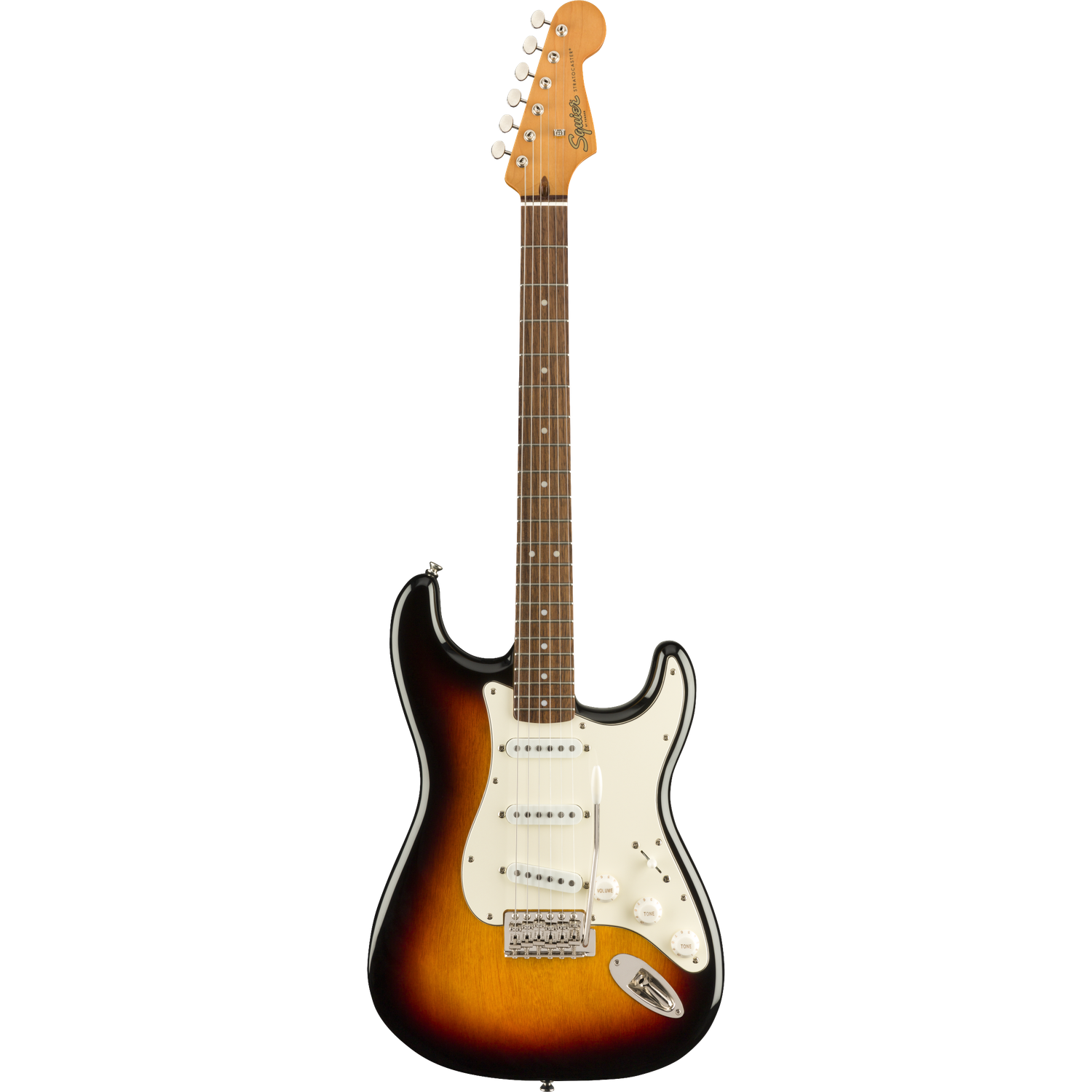 Fender Electric Guitars 3 Tone Sunburst / SSS Fender Squier Classic Vibe '60s Stratocaster Electric Guitar #color_3-tone-sunburst,configuration_sss