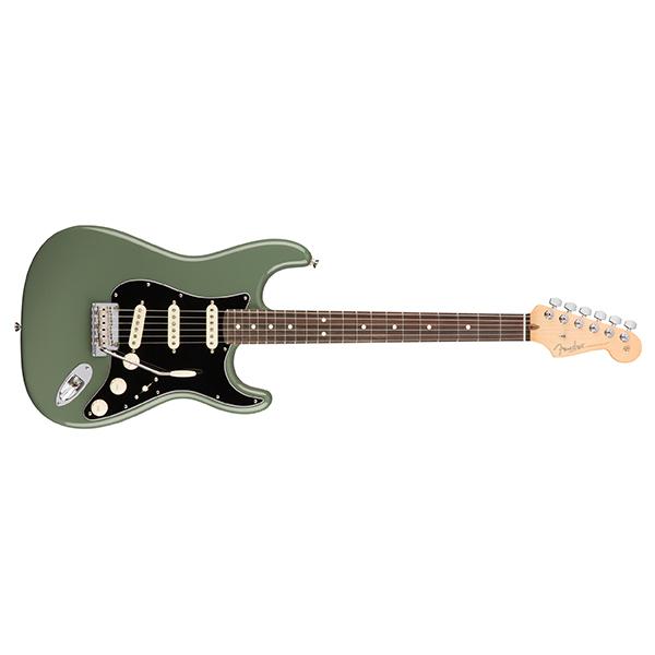 fender electric guitars antique olive fender american professional stratocaster rosewood fingerboard electric guitar #color_antique-olive