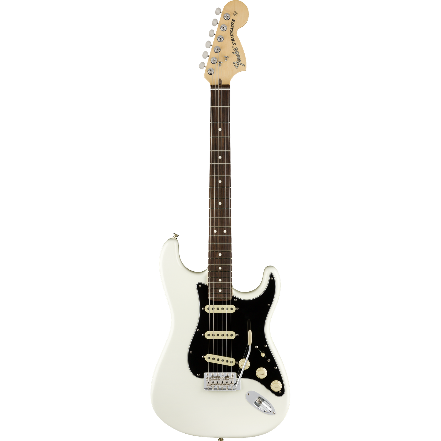 Fender Electric Guitars Arctic White Fender American Performer Stratocaster 6-String SSS Electric Guitar