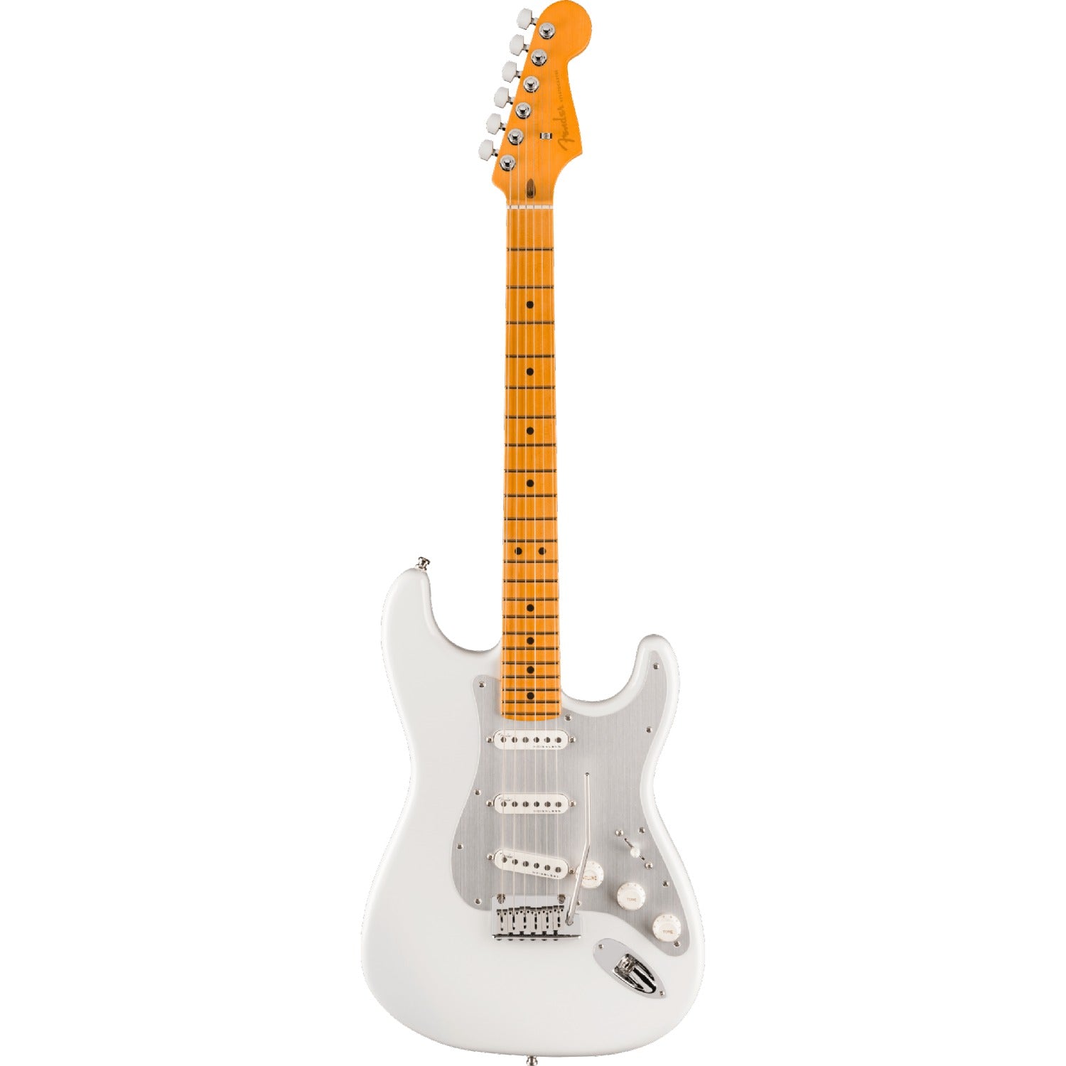 Fender Electric Guitars Avalanche / SSS / Maple Fender American Ultra II Stratocaster 6 String Electric Guitar#color_avalanche,title_sss,fingerboard_maple