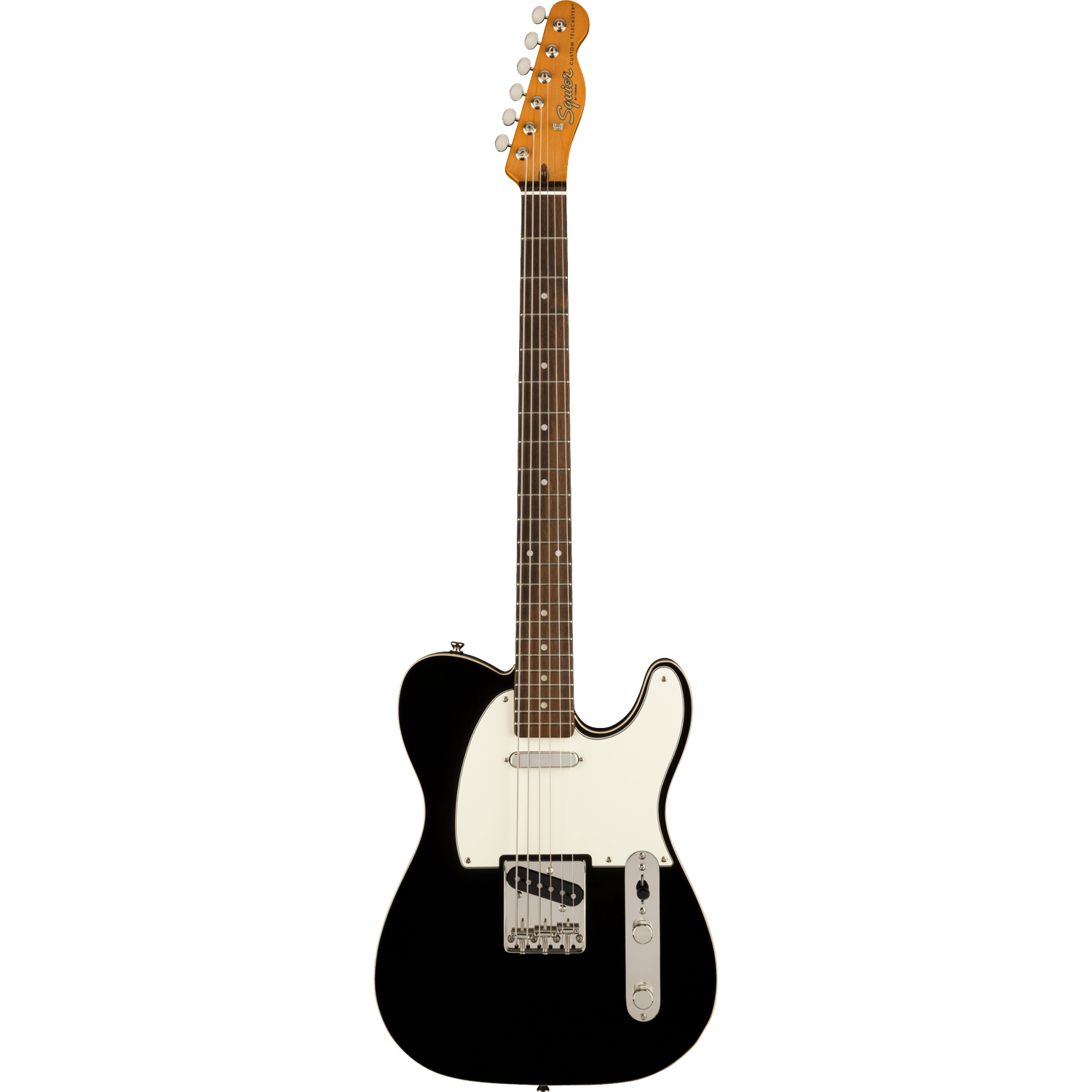 Fender Electric Guitars Black Fender Classic Vibe Baritone Custom Telecaster 6 String Electric Guitar #color_black