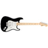 Fender Electric Guitars Black Fender Mexican Standard Fat Stratocaster Maple Electric Guitar