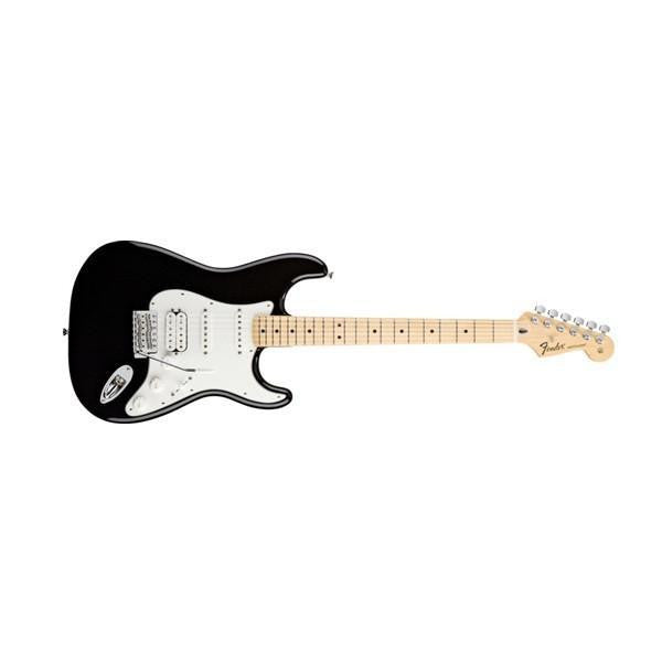fender electric guitars black fender standard stratocaster hss electric guitar #color_black