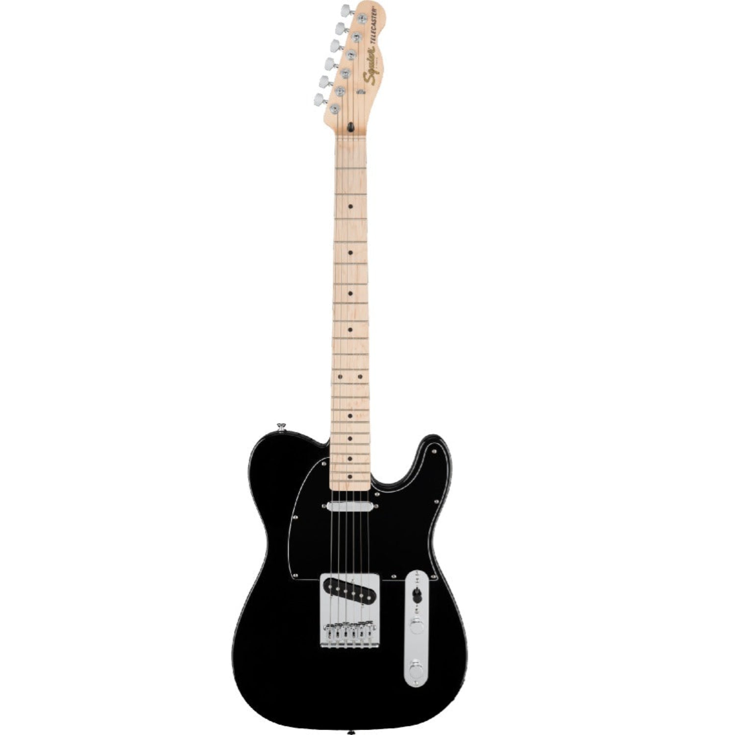 Fender Electric Guitars Black / Maple Fender Squier Affinity Series Telecaster Electric Guitar