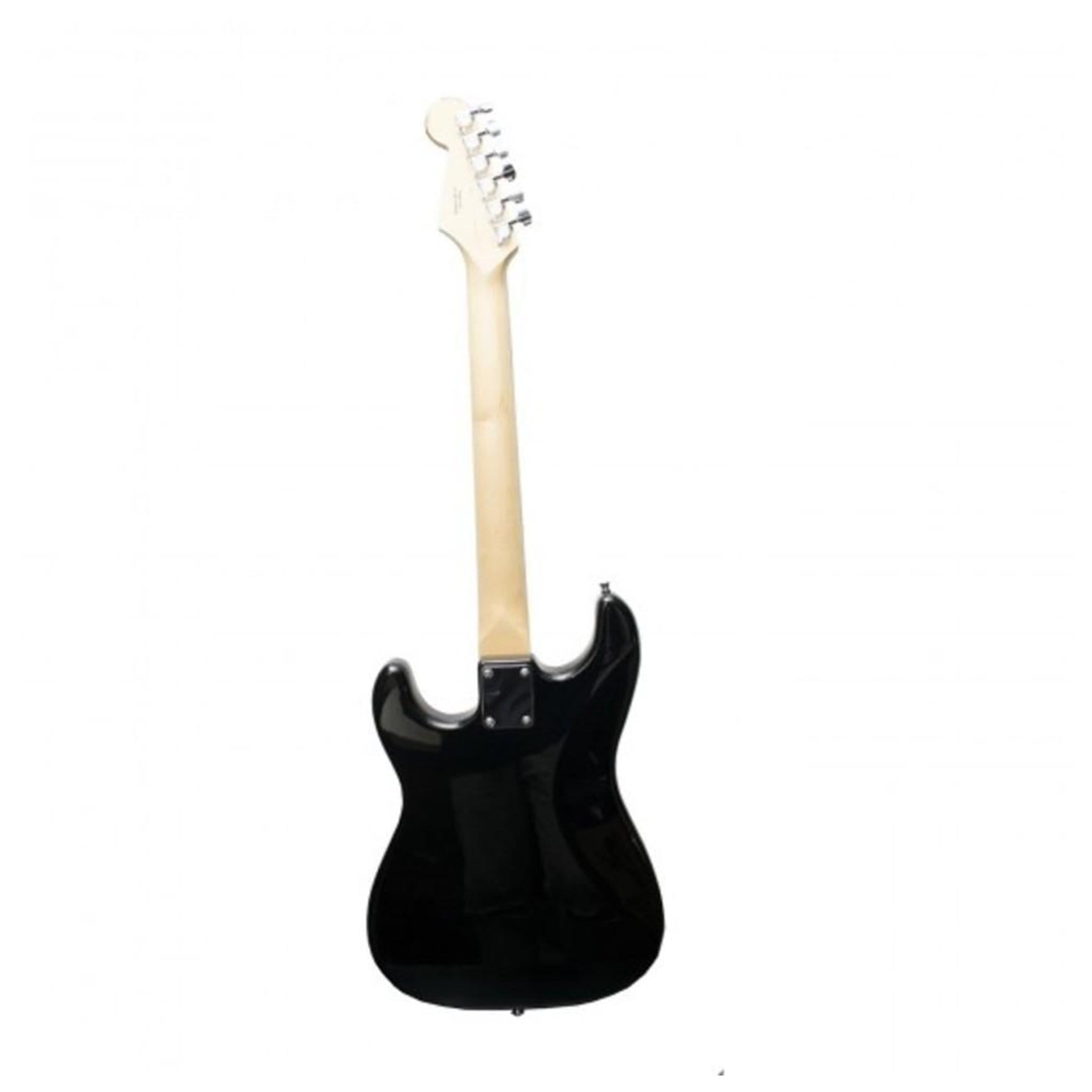 fender electric guitars bundles fender squier mm stratocaster 6-string electric guitar - maple neck with gigbag, polishing cloth, strap, picks & ebook #color_black
